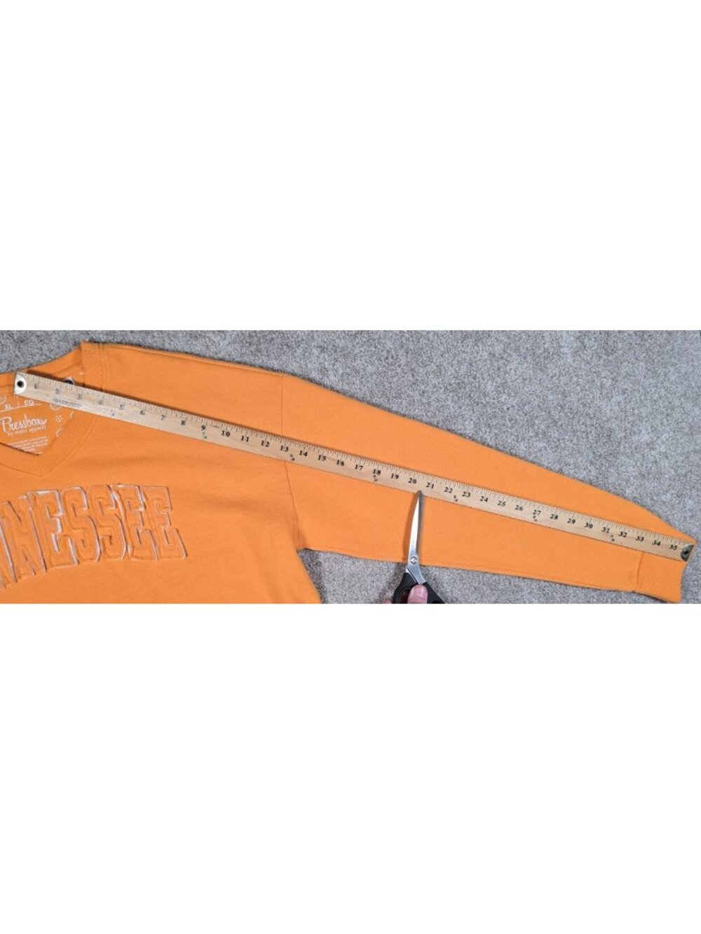 Tennessee Volunteers V-Neck Westin Poncho Pullover Pressbox Sweatshirt Women XL - Picture 10 of 16